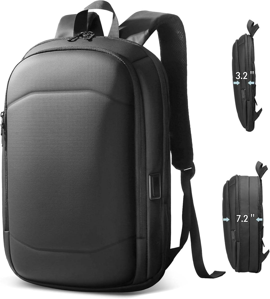 Rucksack Herren Wasserdicht Laptop Rucksack 17 zoll Business Rucksack Gross mit USB-Anschluss Backpa