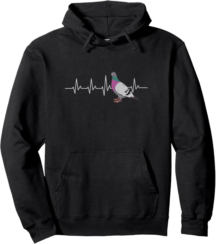 Taube Herzschlag Brieftaube Tauben Flüsterer Taubenzüchter Pullover Hoodie
