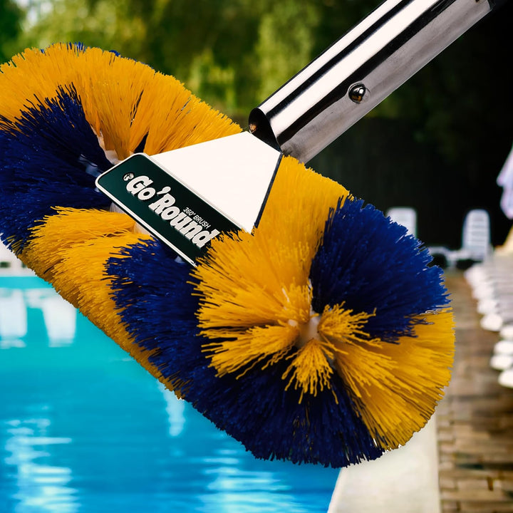 Blue Torrent AC 88072 Brush Around 360-Degree for Swimming Pools, 12" 12-Inches Gelb, 12-Inches Gelb