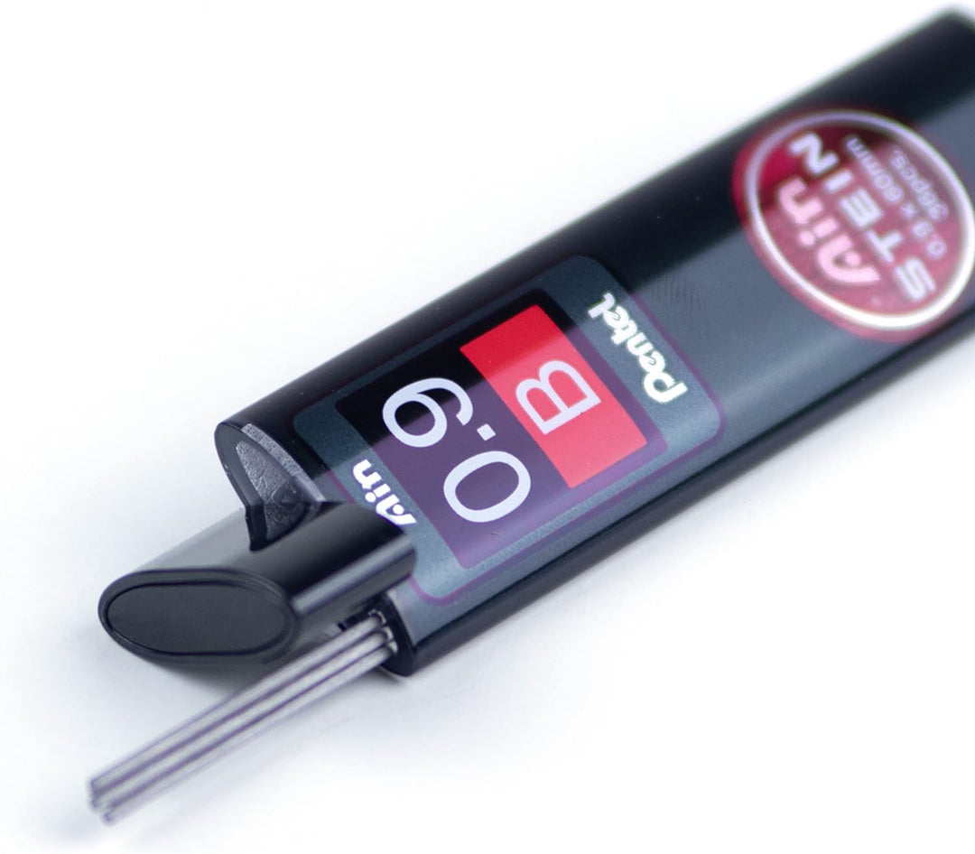 Pentel C279-BO Ain Stein Feinmine, Strichstärke 0.9 mm, Härtegrad B, 36 Minen je Dose, B