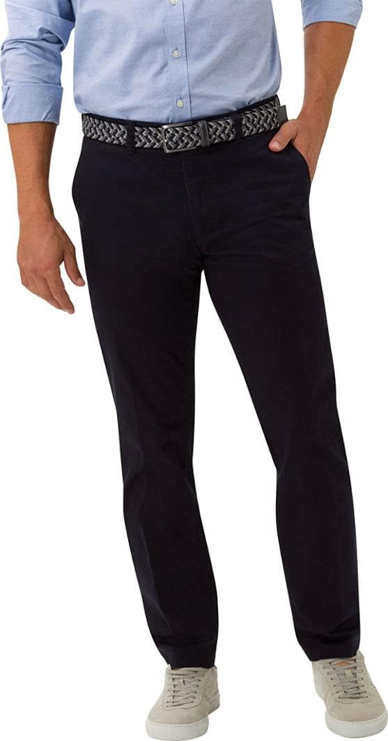 EUREX Herren Hose Jim Luxury Cotton Chino 33W / 32L Perma Blue, 33W / 32L Perma Blue