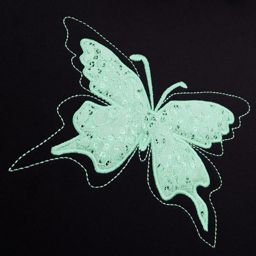 Flying Banner Maschen Schmetterling Universal für Auto Sitzbezüge Seitenairbags Kompatibel (Mintgrün
