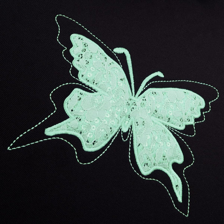 Flying Banner Maschen Schmetterling Universal für Auto Sitzbezüge Seitenairbags Kompatibel (Mintgrün