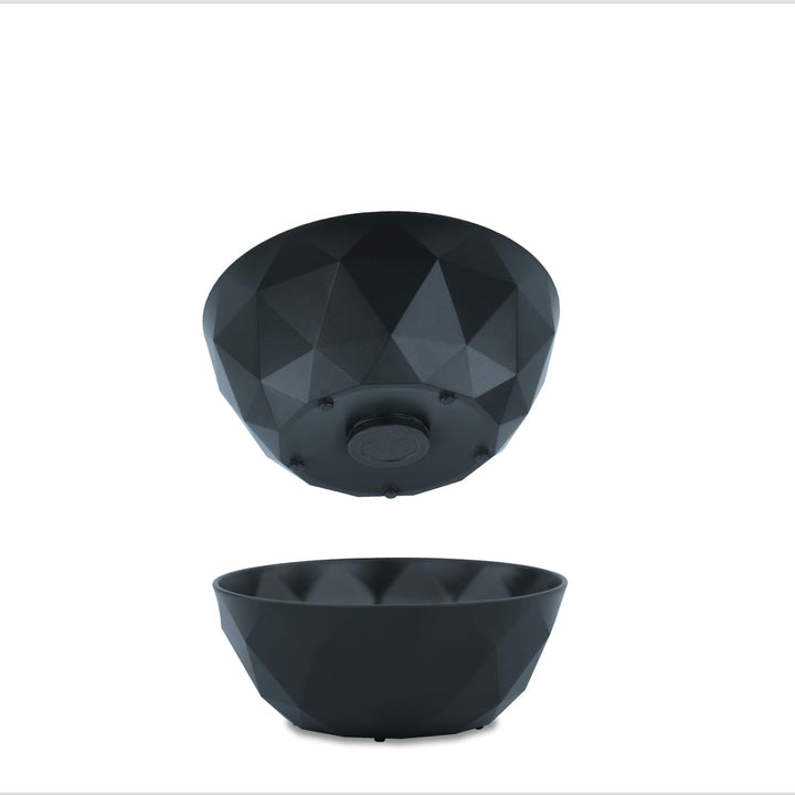 silwy® Super-Magnet-Bowl GREY (2er-Set) HIGH-TECH-Kunststoff - perfekt für Camping, Caravaning und B