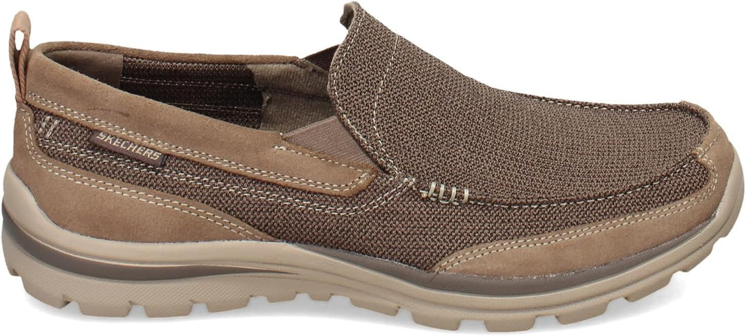 Skechers Herren Superior Milford Sneaker 42 EU Braun Ltbr, 42 EU Braun Ltbr