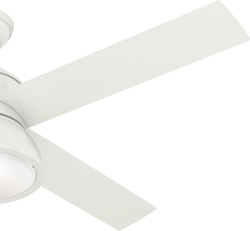 HUNTER DECKENVENTILATOR Loki, 132 cm, Deckenventilator für den Innenbereich mit Beleuchtung und Fern