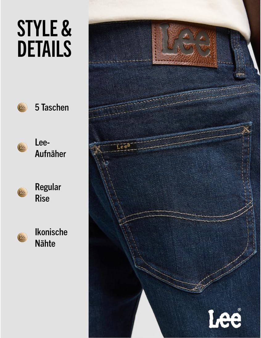 Lee Herren Straight Fit Xm Extreme Motion Jeans 30W / 30L Trip, 30W / 30L Trip