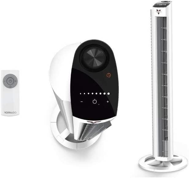 Säulenventilator Vornado Tower L in weiss mit 1020 m³/h Luftleistung inklusive Fernbedienung, 701784
