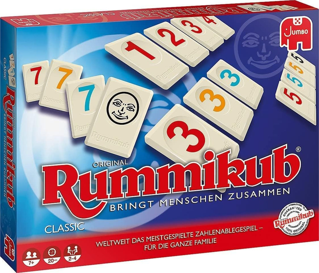 Jumbo Spiele GmbH JUM17571 Original Rummikub Classic & Spiele Hitster Original EIN Party- und Karten