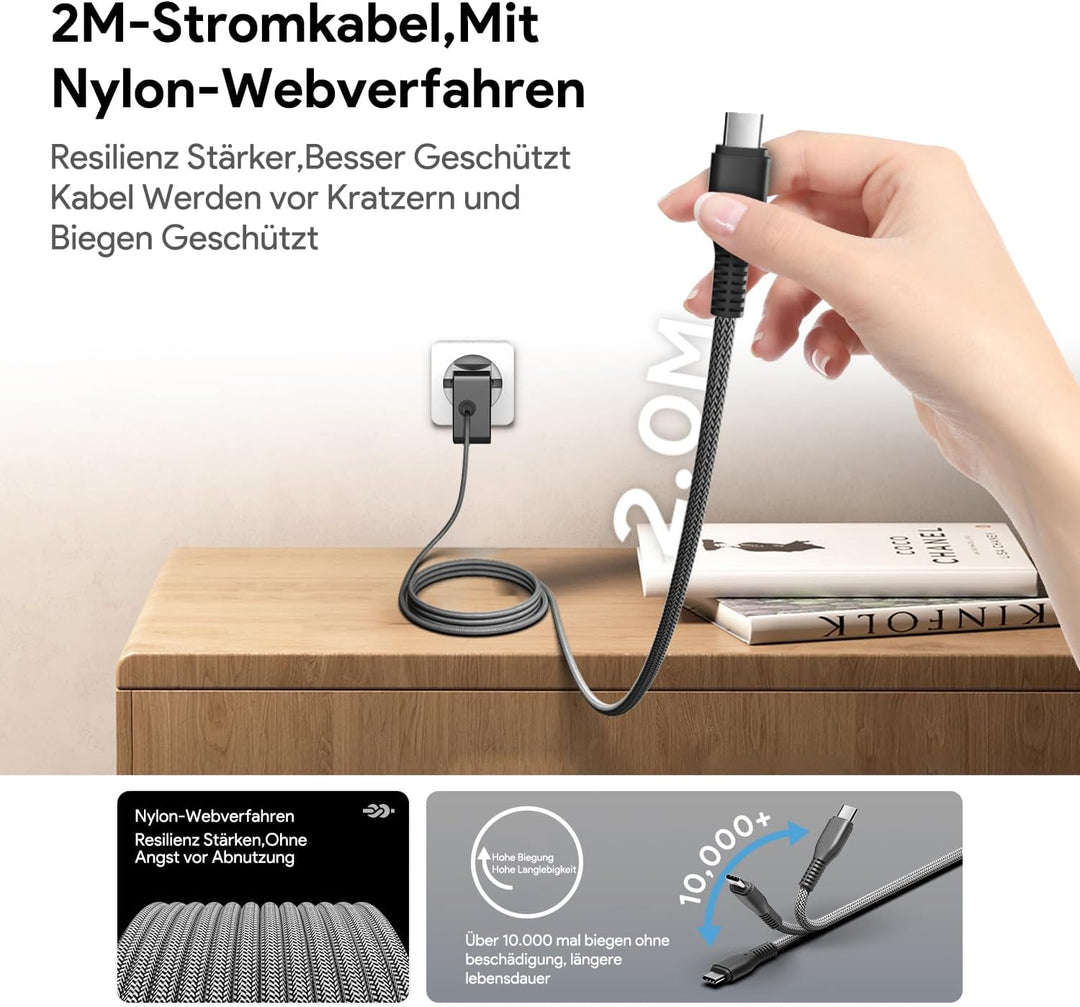 HKY 65W 40W USB C Ladegerät für DJI Mavic 3 Pro, Mavic 3 Classic, DJI Air 3 Air 3S, Mini 3 Mini 4 Pr