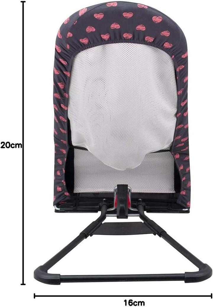 JYOKO Kids Bezug kompatibel mit Babybjorn Bliss, Balance, Soft (Fluor Heart, Baumwolle) Flúor Heart,