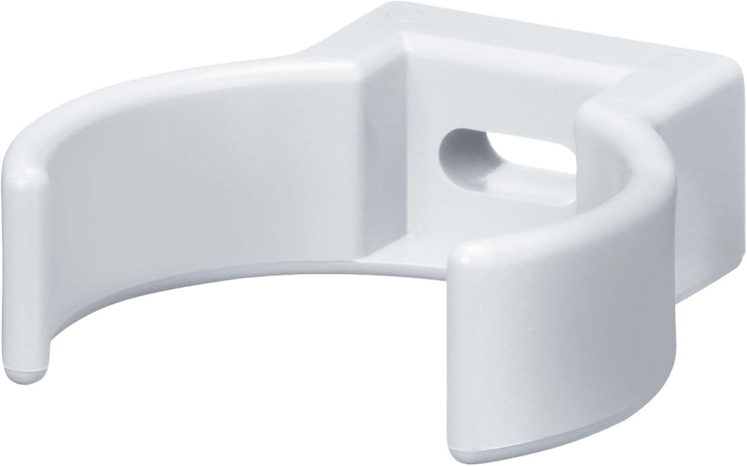 INEFA Rohrschelle Clip, PVC-U DN 50, 25 Stück Weiss Fallrohrschelle, Dachrinnenzubehör, einfache Mon