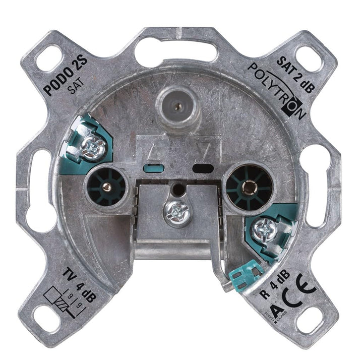 Polytron Sat Einzeldose 3-Loch Podo 2 S