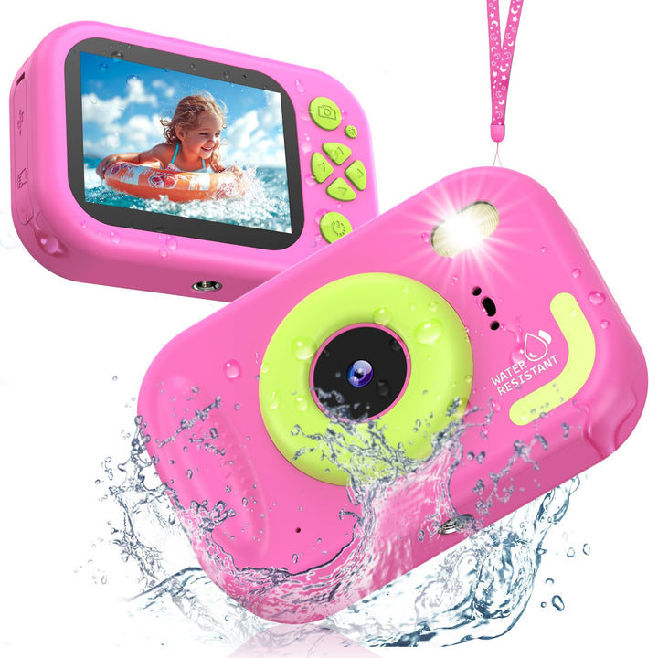 wasserdichte Kamera für Kinder, 48MP 1080P Kinderkamera Digitalkamera Unterwasser Kamera Kinder mit