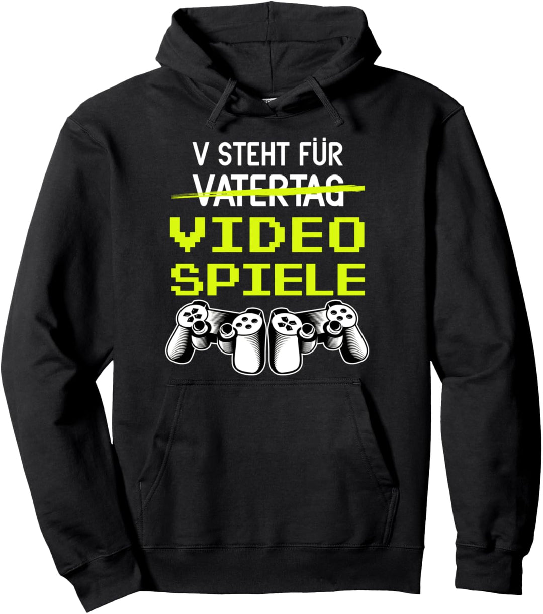 Vatertag Gamer für Gaming Papa & Zocker Vater Pullover Hoodie