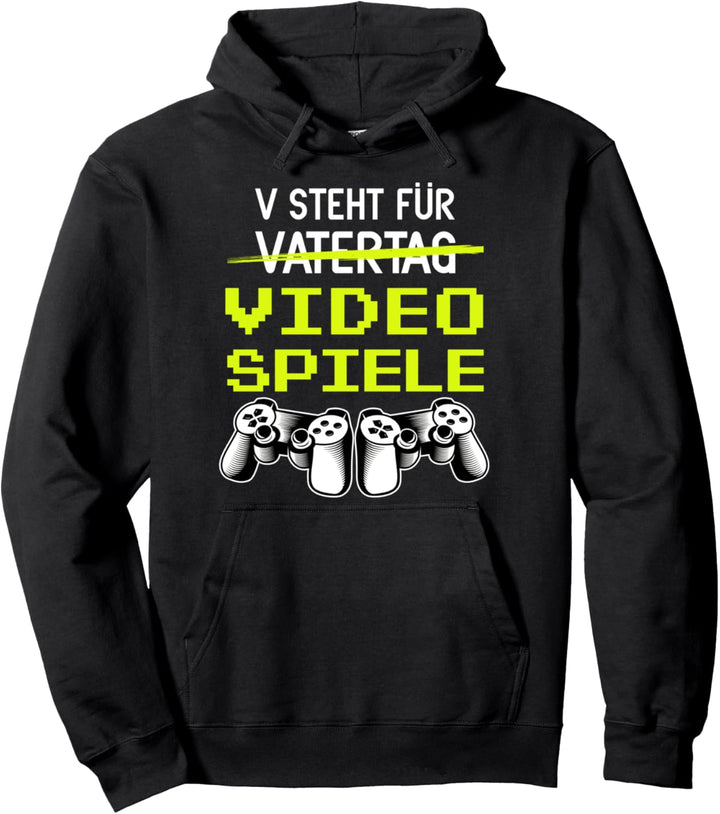 Vatertag Gamer für Gaming Papa & Zocker Vater Pullover Hoodie