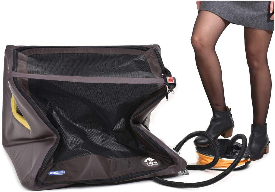 TAMI - Aufblasbares Hundebox XS - Dog Box Hundetransportbox Hund Autotransportbox Transportbox Falba