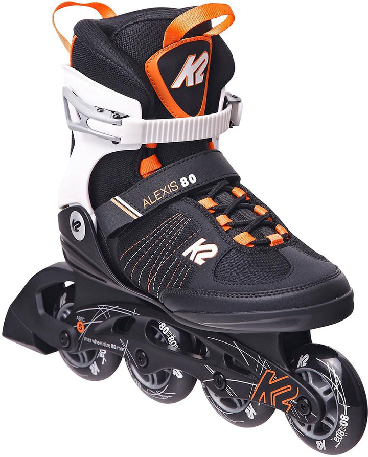 K2 Skates Damen Inline Skates ALEXIS 80, black - orange, 30E0874.1.1.060