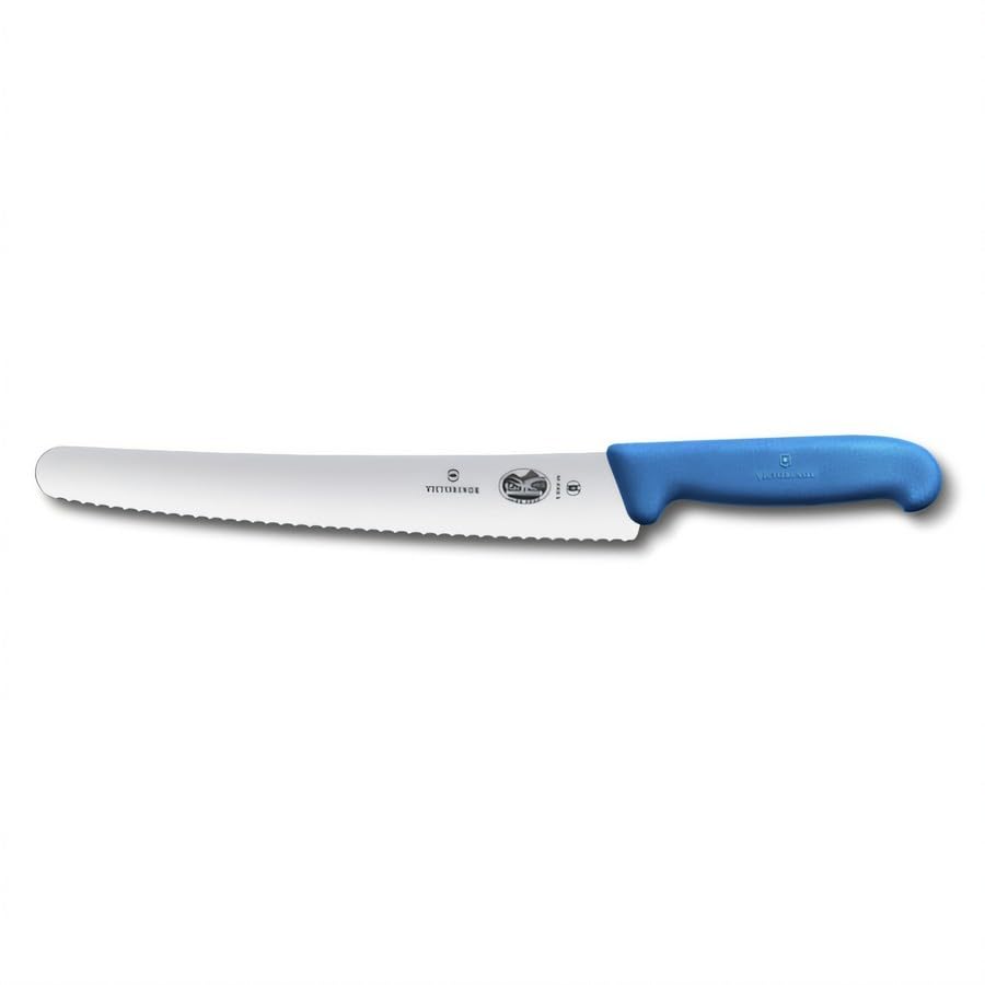 Victorinox Fibrox Konditorsäge mit Wellenschliff, Langes Küchenmesser für Kuchen und Backwaren, 26 c