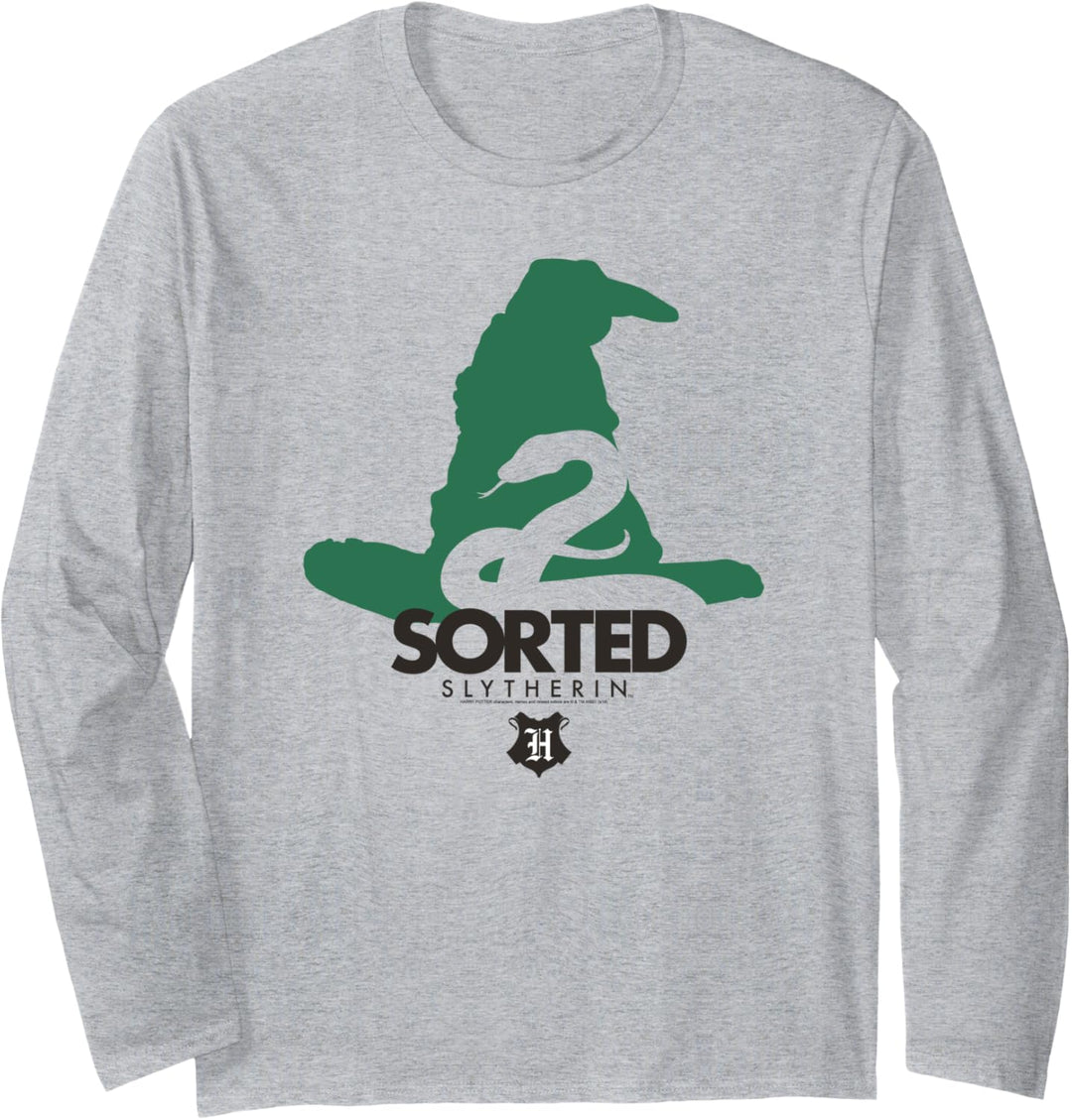Harry Potter Slytherin Sorted Langarmshirt