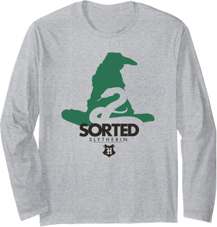 Harry Potter Slytherin Sorted Langarmshirt