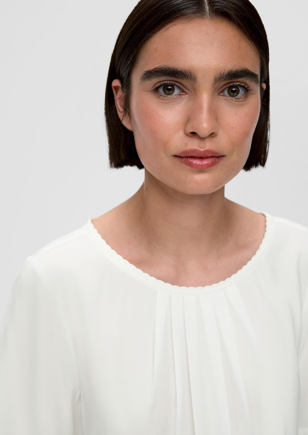 s.Oliver BLACK LABEL Bluse aus Viskose, Ecru