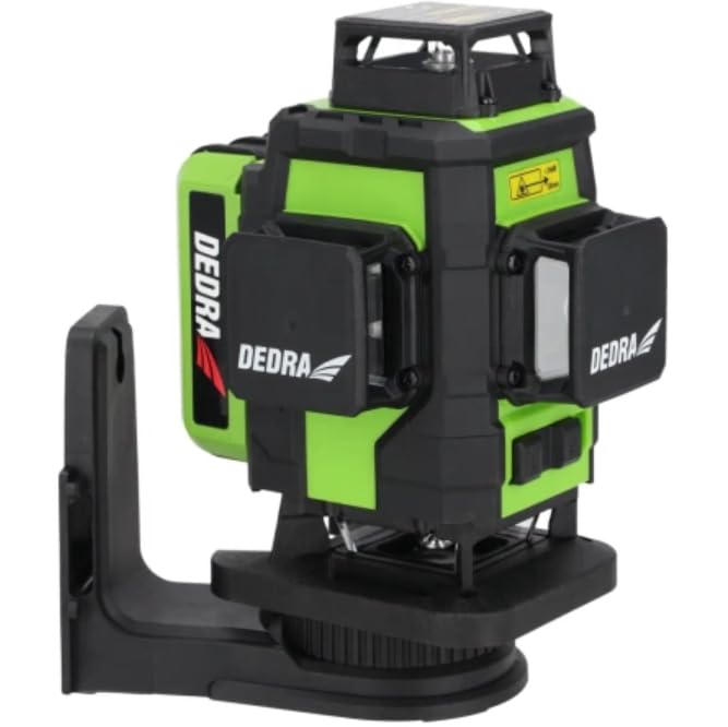 Multilaser 4D DEDRA, 2,4 W, vielseitiges Werkzeug, grüner Laserstrahl, Sharp-Dioden, 360°-Rundum-Bil