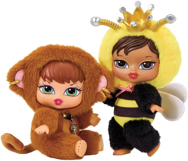 Bratz Bratziez Iconz Bestiez - Plüsch-Sammelstück, 6 Figuren | Plüsch-Sammelstück, Vinyl-Gesicht, An