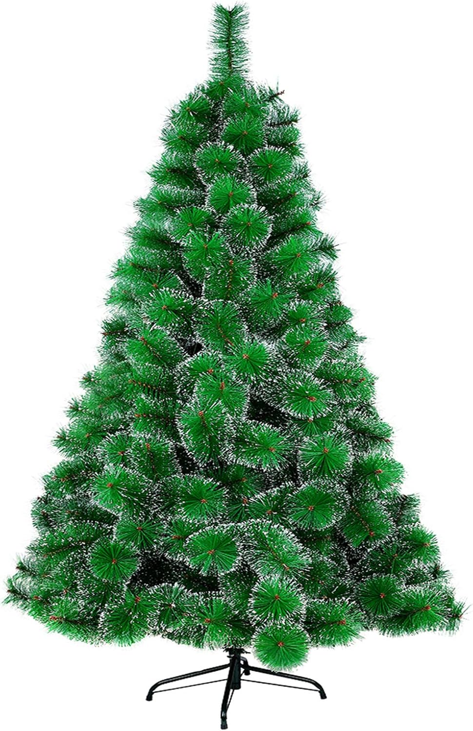 HENGMEI 180cm PVC Weihnachtsbaum Tannenbaum Christbaum Grün künstlicher mit Metallständer ca. 240 Sp