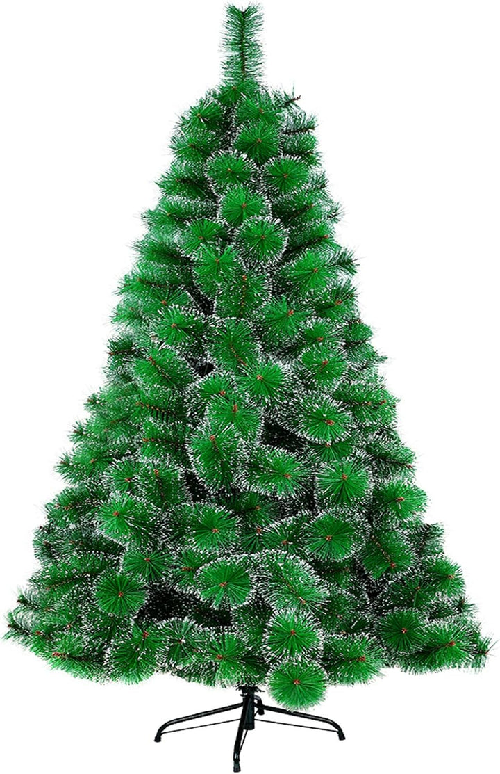 HENGMEI 180cm PVC Weihnachtsbaum Tannenbaum Christbaum Grün künstlicher mit Metallständer ca. 240 Sp