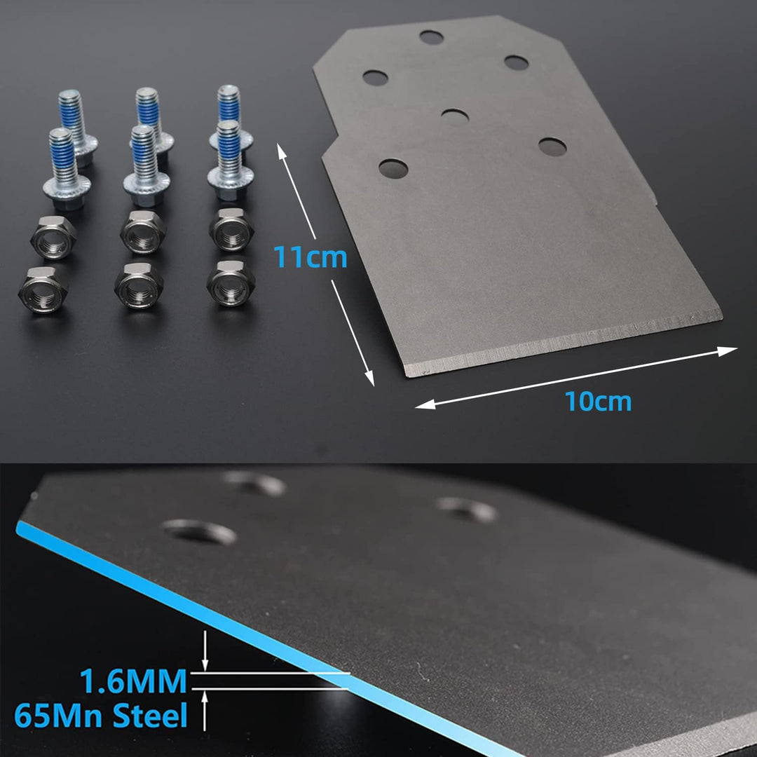 Spachtelmeissel SDS-PLUS P08, 110 * 100mm, Spitz, aus 65Mn-Super-elastischem Stahl, 2er Set mit 6 Sc