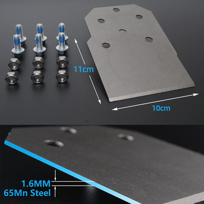 Spachtelmeissel SDS-PLUS P08, 110 * 100mm, Spitz, aus 65Mn-Super-elastischem Stahl, 2er Set mit 6 Sc