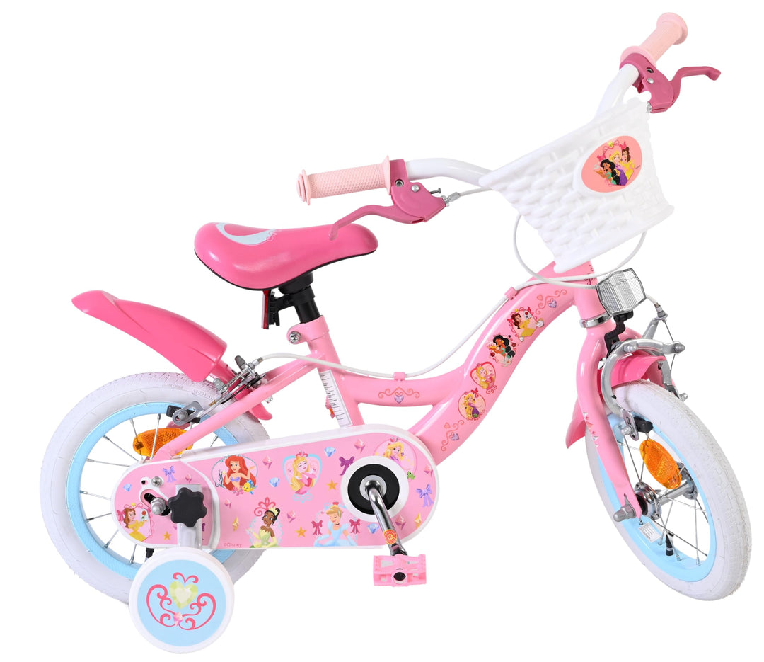 Volare Kinderfahrrad | 3–5 Jahre | Doppelte Handbremse, abnehmbare Stützräder, Pedalreflektoren & Tr