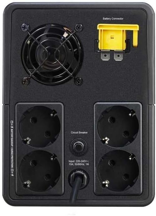 APC Easy UPS - BVX2200LI-GR - unterbrechungsfreie Stromversorgung 2200 VA mit Schuko Ausgängen, Batt