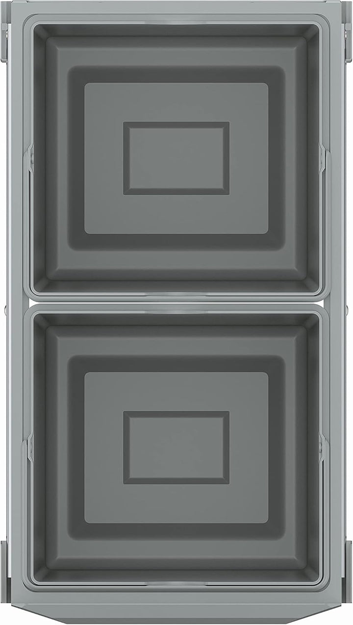GROHE Blue Accessoires | Mülltrennsystem - Trennung 2-fach, 2 x 15 l | grau | 40855000 Trennung 2-fa