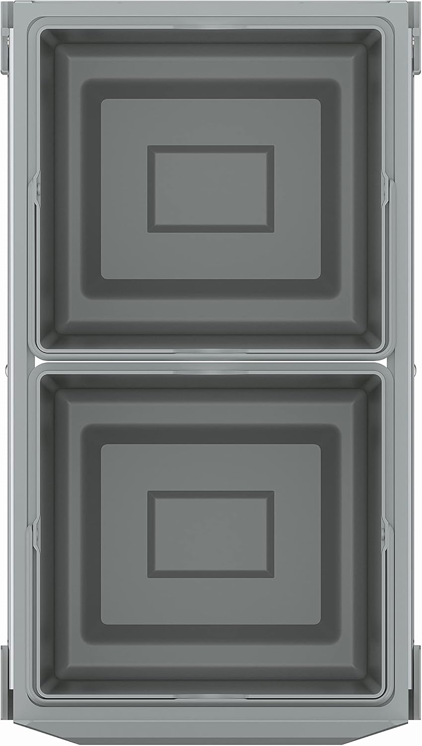 GROHE Blue Accessoires | Mülltrennsystem - Trennung 2-fach, 2 x 15 l | grau | 40855000 Trennung 2-fa