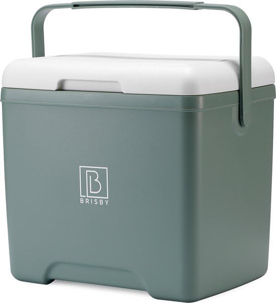 Brisby Kühlbox - 13 und 22 Liter, 18 Stunden warm - 40 Stunden kühl - Inklusive Kühlelemente 450 ML