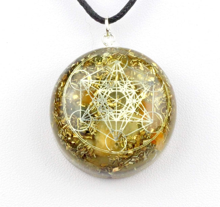 Orgonit Amulett Metatron als Platin Edition I 100% echtes Orgonit Amulett I Schutz unterwegs gegen E