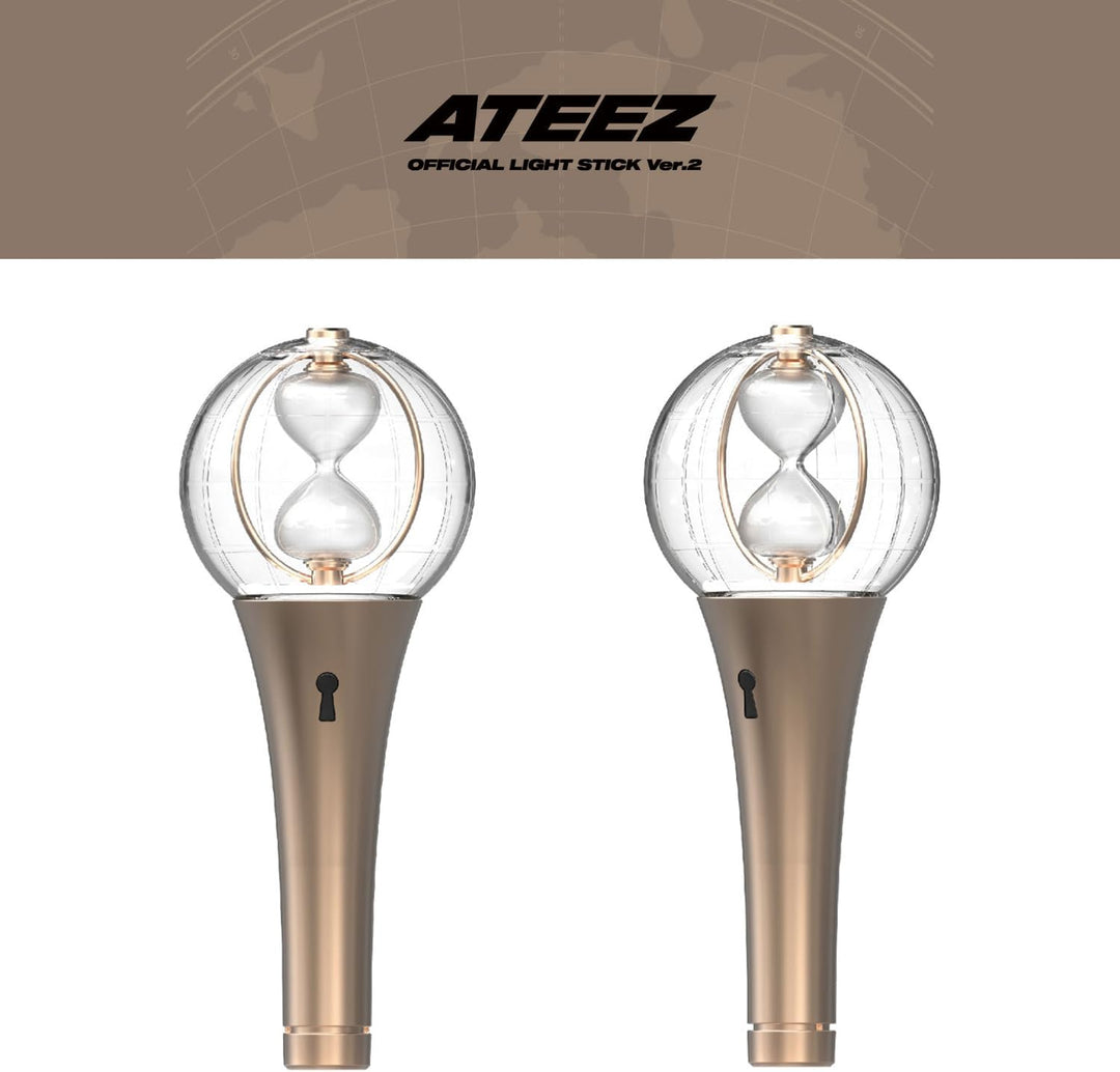 ATEEZ Offizielles Lightstick Ver.2 (+ Verkäufergeschenk: Ateez Fotokarten-Set)