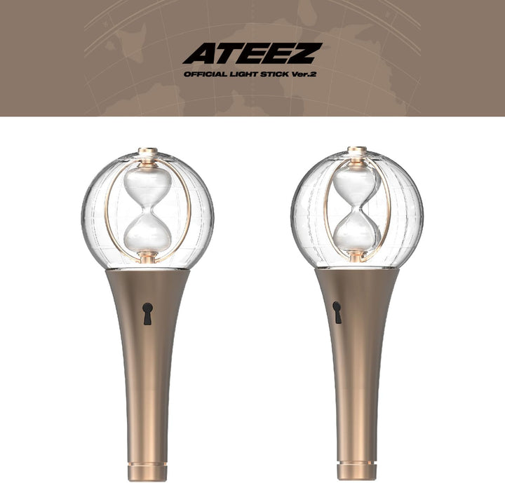 ATEEZ Offizielles Lightstick Ver.2 (+ Verkäufergeschenk: Ateez Fotokarten-Set)