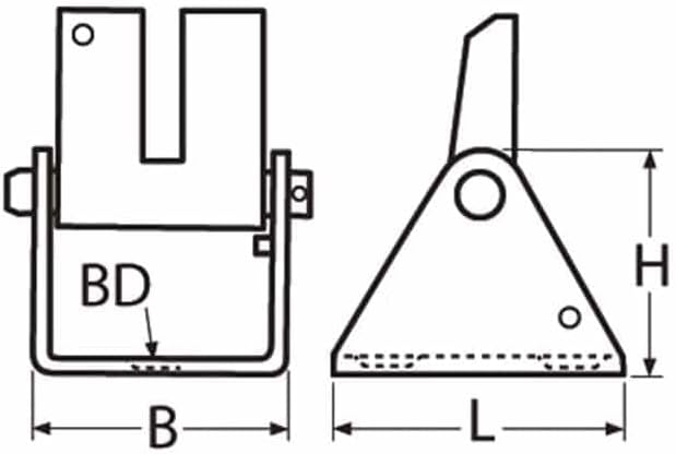 Edelstahl Kettenstopper für Ankerketten mit Ø 8 und 10 mm