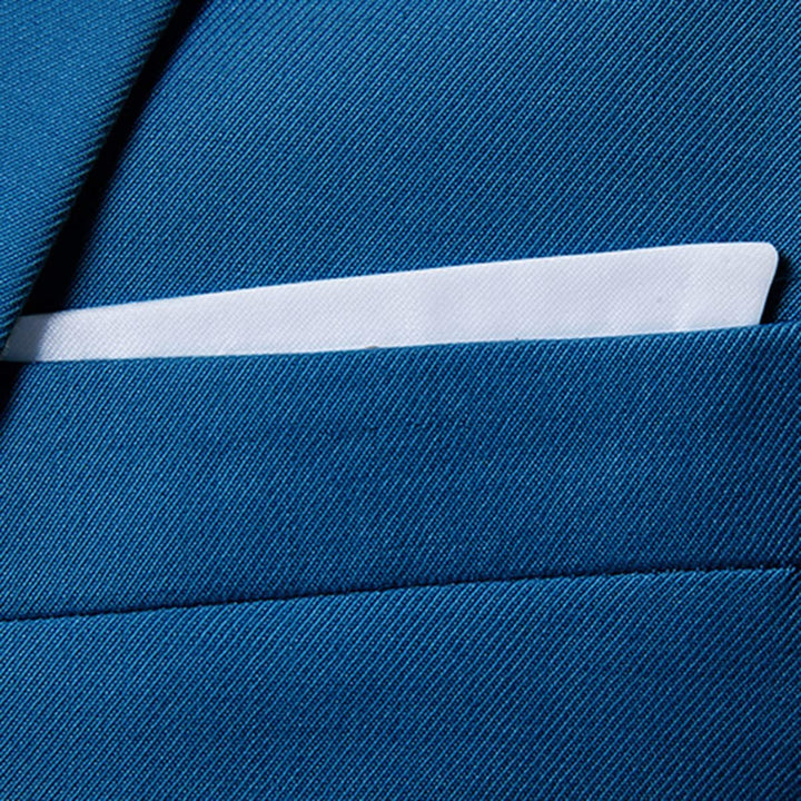 Allthemen Sakko Herren Slim Fit Anzugjacke EIN Knopf Sakko für Business M Blau, M Blau