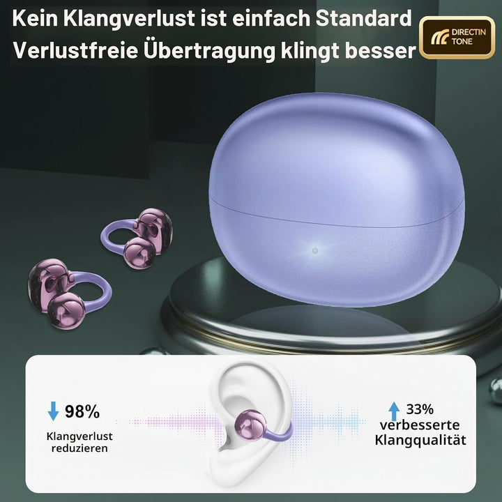 Kabellose Bluetooth-Kopfhörer, Sport-Kopfhörer, Bluetooth 5.4, 8 Stunden Akkulaufzeit, leicht und st