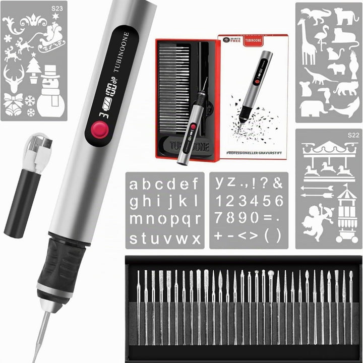 Gravierstift, ultimativer kabelloser tragbarer Gravierer für Künstler und Heimwerker – Gravieren Sie