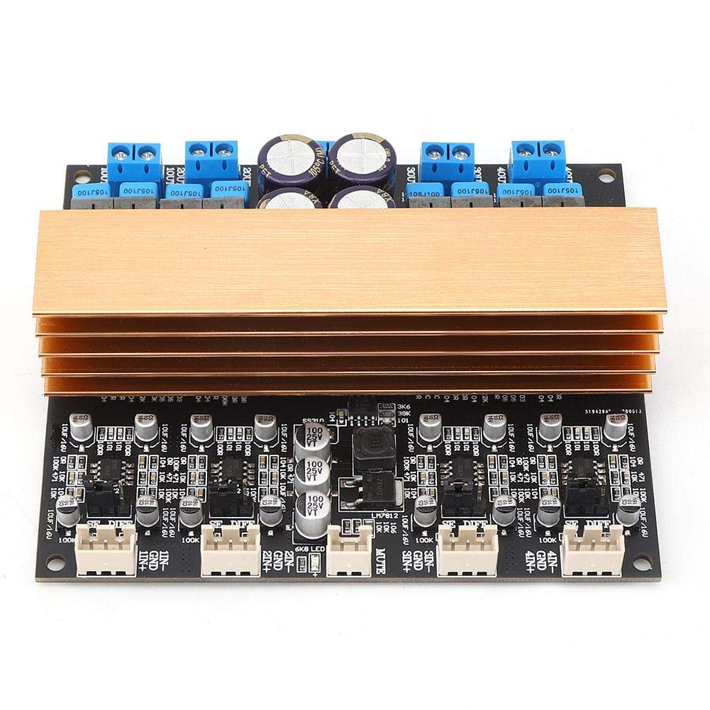 Digitale Verstärkerplatine, AMP-Modul Audioteile 4-Ton-Kanal Hochleistungs-TPA3255 Klasse D, Frequen