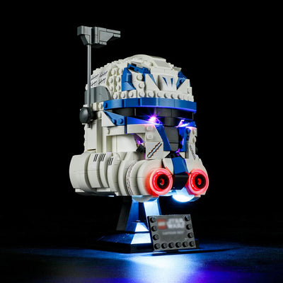 BRIKSMAX 75349 Led Licht für Lego Captain Rex Helm - Compatible with Lego Star Wars Bausteinen Model