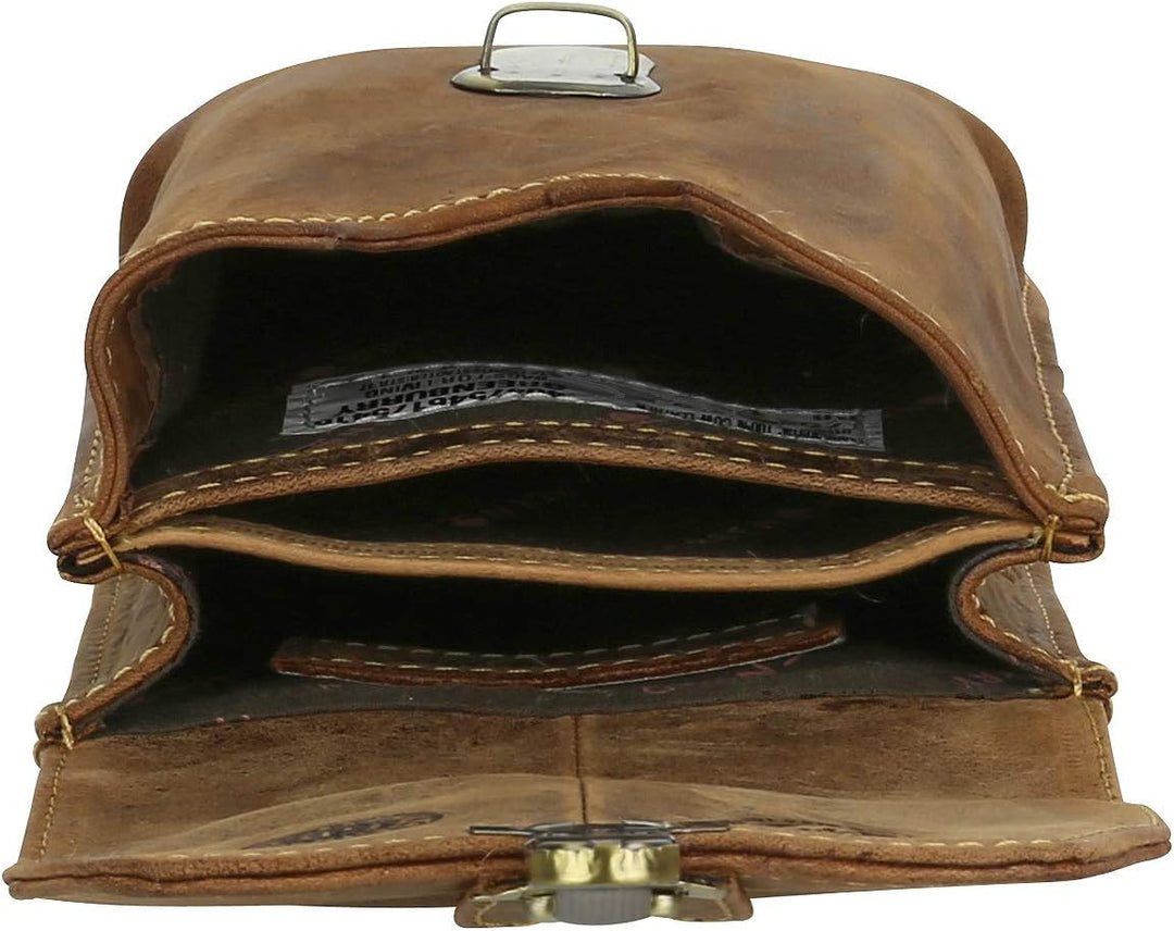 Greenburry Vintage Gürteltasche braun, 1754-H-25, Braun