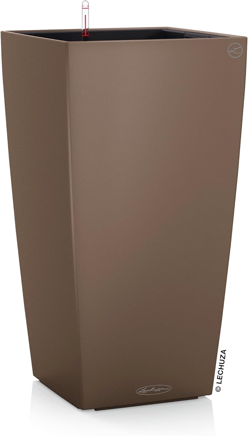 LECHUZA CUBICO Color 40 muskat 13151 Muskat 39.5x39.5x75.5 cm, Muskat 39.5x39.5x75.5 cm