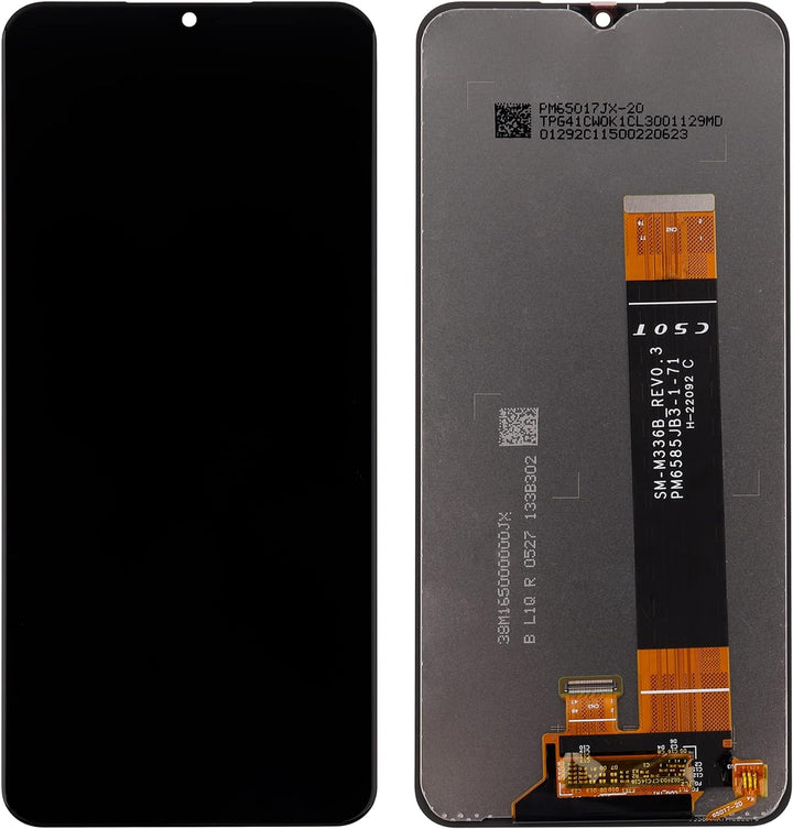 swark LCD Display Kompatibel mit Samsung Galaxy M23 5G SM-M236 & M33 5G SM-M336 (Schwarz Ohne Rahmen