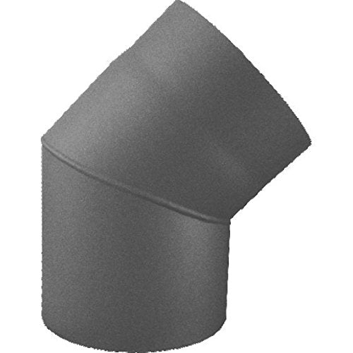BAUPROFI Rohrbogen 45° Grau Ø 150 mm Gussgrau 2mm Stärke Bogen Winkel 45 Grad